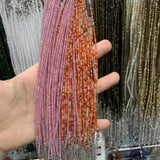 faceted beads spinel anklet