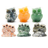 Crystal Owl carvings【2 designs】