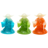 Luminous Yoda carvings