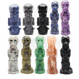 Crystal full body skull carvings【2 designs 】