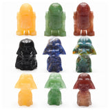 Star Wars character carvings 【R2D2 & Vader】
