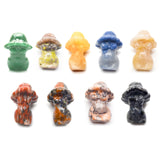 Mushroom Girl carvings