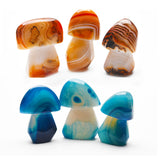 New Agate Mushroom Carvings【2 kinds】