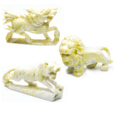 large olive jade animal carvings【big size】