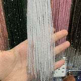 faceted beads spinel anklet