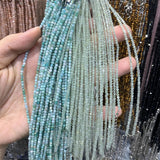 faceted beads spinel anklet