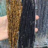 faceted beads spinel anklet