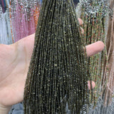 faceted beads spinel anklet