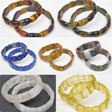 Nature crystal bangle