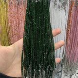 faceted beads spinel anklet