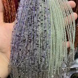 faceted beads spinel anklet
