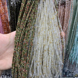 faceted beads spinel anklet