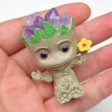 2 inch amethsyt groot carving
