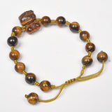 nature crystal carving diy adjustable bracelet