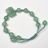 nature crystal carving diy adjustable bracelet