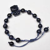 nature crystal carving diy adjustable bracelet