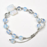 nature crystal carving diy adjustable bracelet