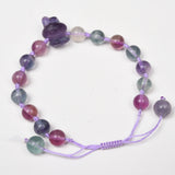 nature crystal carving diy adjustable bracelet