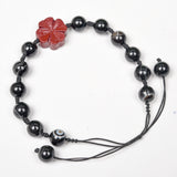 nature crystal carving diy adjustable bracelet