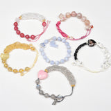 nature crystal carving diy adjustable bracelet