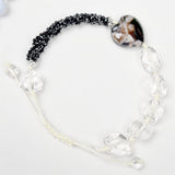 nature crystal carving diy adjustable bracelet
