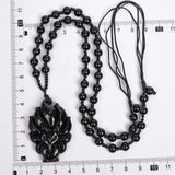 Adjustable Obsidian Pendent sweater chain(15 kinds,$9 each)