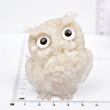 【Orgenite chips owl】Popular customers customize natural crystal ships material owls