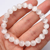 Aura Selenite bracelet(13 kinds color,$3.5 each)