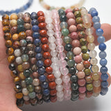 6mm faceted beads bracelet【$2-$2.5 each】