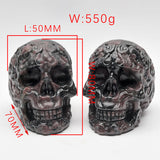 Crystal skull head carvings【2kinds $55 each】
