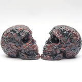 Crystal skull head carvings【2kinds $55 each】