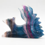 Crystal 9tailed fox carvings【5kinds $25-$130 Each】