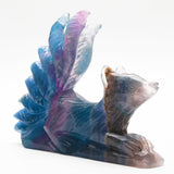 Crystal 9tailed fox carvings【5kinds $25-$130 Each】