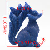 Crystal 9tailed fox carvings【5kinds $25-$130 Each】