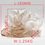 Crystal 9tailed fox carvings【5kinds $25-$130 Each】