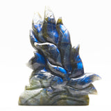 Crystal 9tailed fox carvings【5kinds $25-$130 Each】