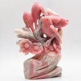 Pink opal carvings【9designs $12-$80 Each】