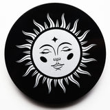Obsidian Round Plate【36 designs gold&silver&pink】