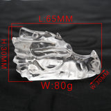 Crystal dragon head carvings【4 kinds ,New!!!】