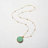 Crystal pendant necklaces 【5kinds copper chains】