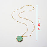 Crystal pendant necklaces 【5kinds copper chains】
