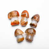 New Agate Mushroom Carvings【2 kinds】