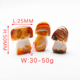 New Agate Mushroom Carvings【2 kinds】