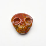 crystal flat skull head carvings