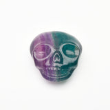 crystal flat skull head carvings
