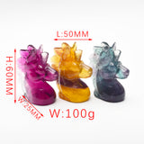 Amazing Rainbow Fluorite Unicorn Carvings!【new!hot!】