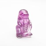 Amazing Rainbow Fluorite dinosaur Carvings【New! Tyrannosaurus Rex】