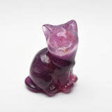 NEW Rainbow Fluorite Carvings【Cats & Owls】