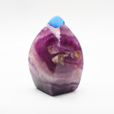 Fluorite tower carvings