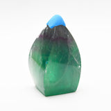 Fluorite tower carvings